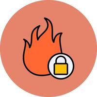 firewall vector pictogram