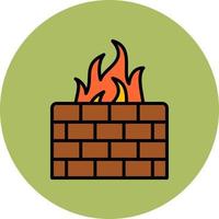 firewall vector pictogram