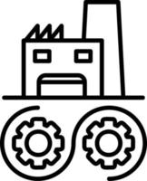 fabriek vector pictogram