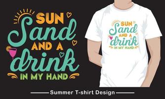 zomer partij t overhemd ontwerp vector