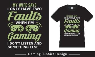 gaming minnaar t overhemd ontwerp, typografie vector gaming t overhemd sjabloon