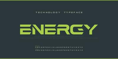 sport modern toekomstig vet lettertype. typografie stedelijke reguliere en cursieve lettertypen voor technologie, digitaal, filmlogo vetgedrukte stijl. vector illustratie