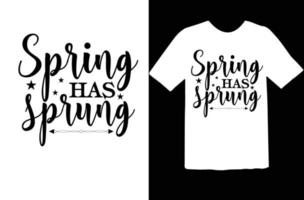 voorjaar SVG t overhemd ontwerp vector