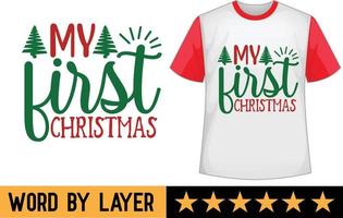 Kerstmis SVG t overhemd ontwerp vector