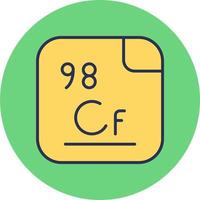 californium vector icoon