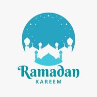 Ramadan kareem logo vector