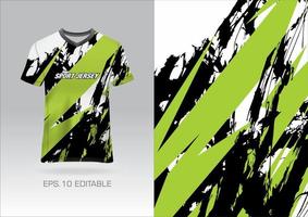 sport- Jersey ontwerp grunge voor team uniformen voetbal Jersey racing Jersey vector