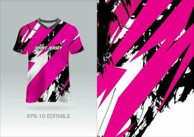 sport- Jersey ontwerp grunge voor team uniformen voetbal Jersey racing Jersey vector