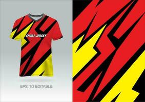 abstract grunge lijn sport Jersey t-shirt ontwerp vector