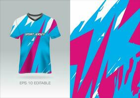 sport- Jersey ontwerp grunge voor team uniformen voetbal Jersey racing Jersey vector