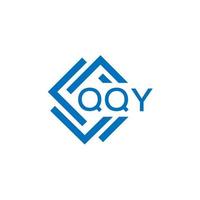 qqy brief logo ontwerp Aan wit achtergrond. qqy creatief cirkel brief logo concept. qqy brief ontwerp. vector
