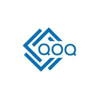 qoq brief logo ontwerp Aan wit achtergrond. qoq creatief cirkel brief logo concept. qoq brief ontwerp. vector