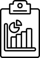 cirkeldiagram vector pictogram