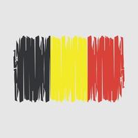 belgie vlag borstel vector