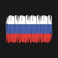 Rusland vlag borstel vector