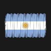 Argentinië vlag borstel vector illustratie