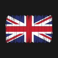 uk vlag borstel vector illustratie