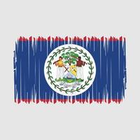 Belize vlag borstel vector illustratie