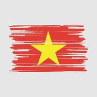 vietnam vlag borstel vector