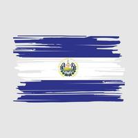 el salvador vlag borstelador vector