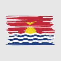 kiribati vlagborstel vector