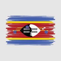 Swaziland vlag vector