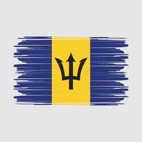 vlag van barbados vector