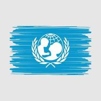 unicef vlag vector