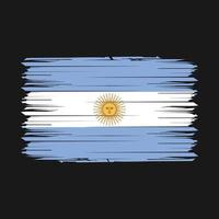 Argentinië vlag borstel vector illustratie