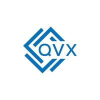 qvx brief logo ontwerp Aan wit achtergrond. qvx creatief cirkel brief logo concept. qvx brief ontwerp. vector