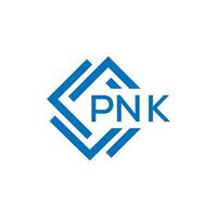 PNK brief ontwerp.pnk brief logo ontwerp Aan wit achtergrond. PNK creatief cirkel brief logo concept. PNK brief ontwerp. vector