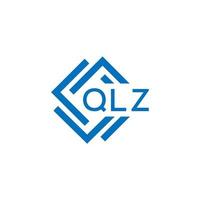 qlz brief logo ontwerp Aan wit achtergrond. qlz creatief cirkel brief logo concept. qlz brief ontwerp. vector