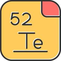 tellurium vector icoon