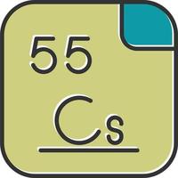 cesium vector icoon