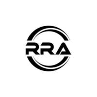 rra brief logo ontwerp in illustratie. vector logo, schoonschrift ontwerpen voor logo, poster, uitnodiging, enz.