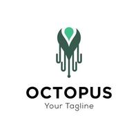 octopus logo vector sjabloon