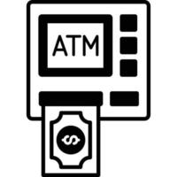 Geldautomaat welke kan gemakkelijk Bewerk of aanpassen vector