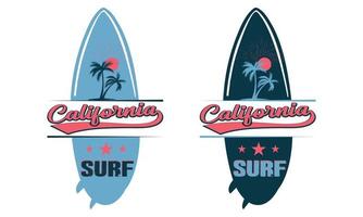 Californië los angeles surfing t-shirt ontwerp. surfing motiverende typografie t-shirt creatief kinderen, vector