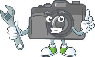 digitaal camera mascotte icoon ontwerp vector