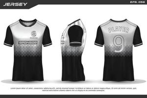 jersey ontwerp sublimatie t-shirt premium geometrisch patroon ongelooflijke vector collectie voor voetbal voetbal racen fietsen gaming motorcross sport