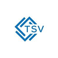 tsv technologie brief logo ontwerp Aan wit achtergrond. tsv creatief initialen technologie brief logo concept. tsv technologie brief ontwerp. vector