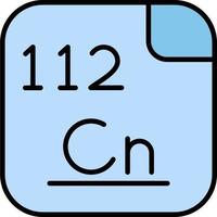 copernicium vector icoon