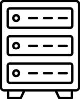 servers vector pictogram