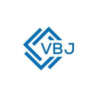 vbj technologie brief logo ontwerp Aan wit achtergrond. vbj creatief initialen technologie brief logo concept. vbj technologie brief ontwerp. vector