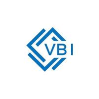 vbi technologie brief logo ontwerp Aan wit achtergrond. vbi creatief initialen technologie brief logo concept. vbi technologie brief ontwerp. vector