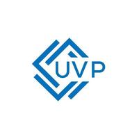 uvp technologie brief logo ontwerp Aan wit achtergrond. uvp creatief initialen technologie brief logo concept. uvp technologie brief ontwerp. vector