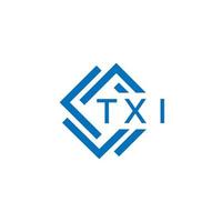 txi technologie brief logo ontwerp Aan wit achtergrond. txi creatief initialen technologie brief logo concept. txi technologie brief ontwerp. vector