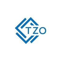 tzo technologie brief logo ontwerp Aan wit achtergrond. tzo creatief initialen technologie brief logo concept. tzo technologie brief ontwerp. vector