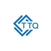 ttq technologie brief logo ontwerp Aan wit achtergrond. ttq creatief initialen technologie brief logo concept. ttq technologie brief ontwerp. vector