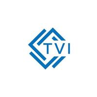 tvi technologie brief logo ontwerp Aan wit achtergrond. tvi creatief initialen technologie brief logo concept. tvi technologie brief ontwerp. vector